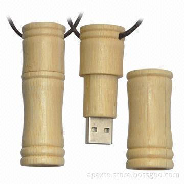Wooden 4GB USB Flash Drives with Moisture Resistance and 1,000,000 Times Data Encryption